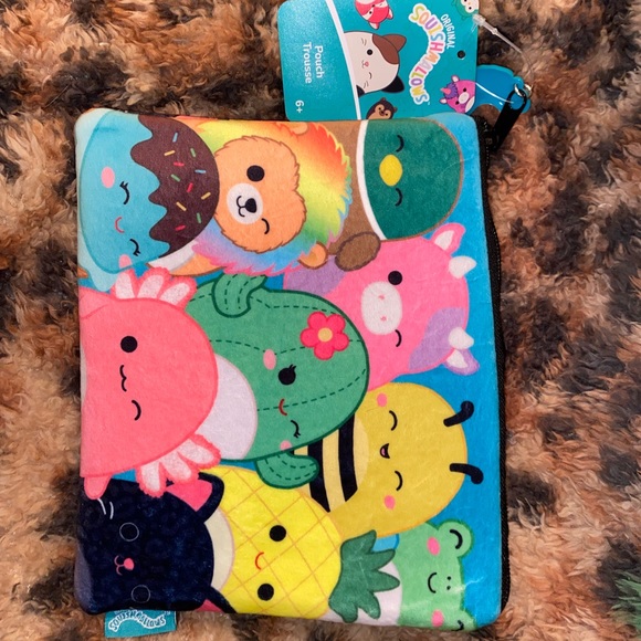 Squishmallows Pencil Pouch Case (Fuzzy!) - Picture 1 of 4